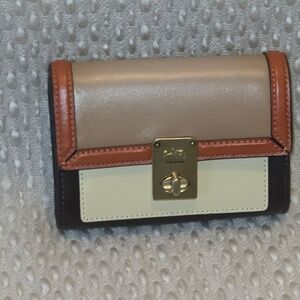 COACH HUTTON COLOR-BLOCK WALLET